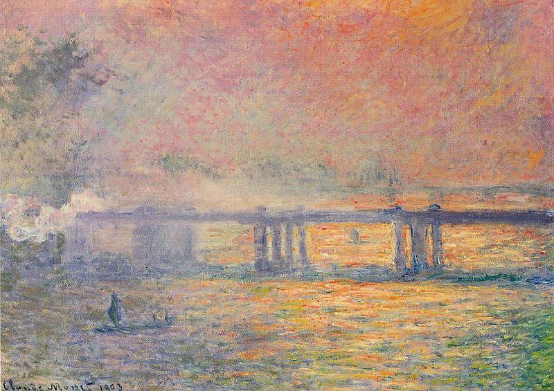 Claude Monet Charing Cross Bridge China oil painting art